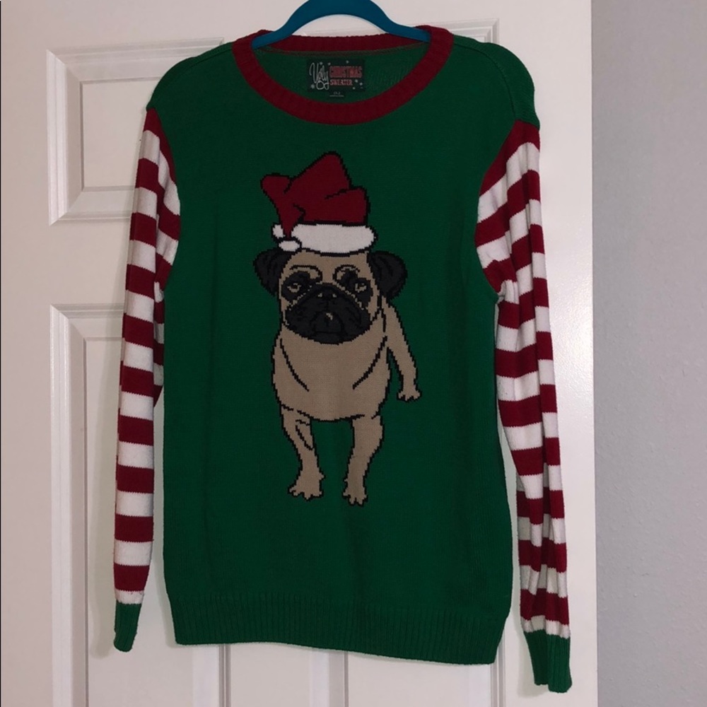 Pug Christmas Sweater